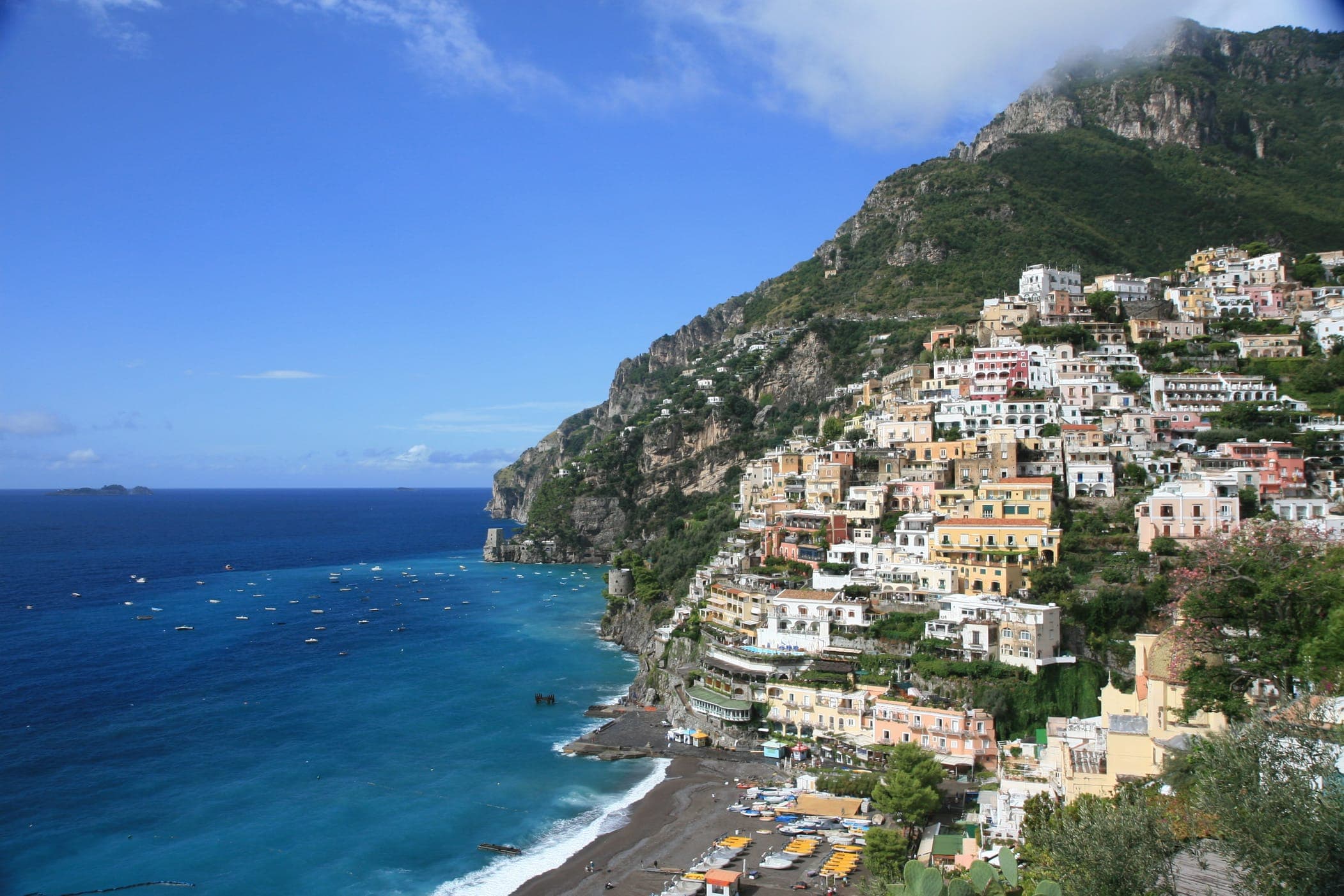 Cliffside town of Positano on the Amalfi Coast, Italy